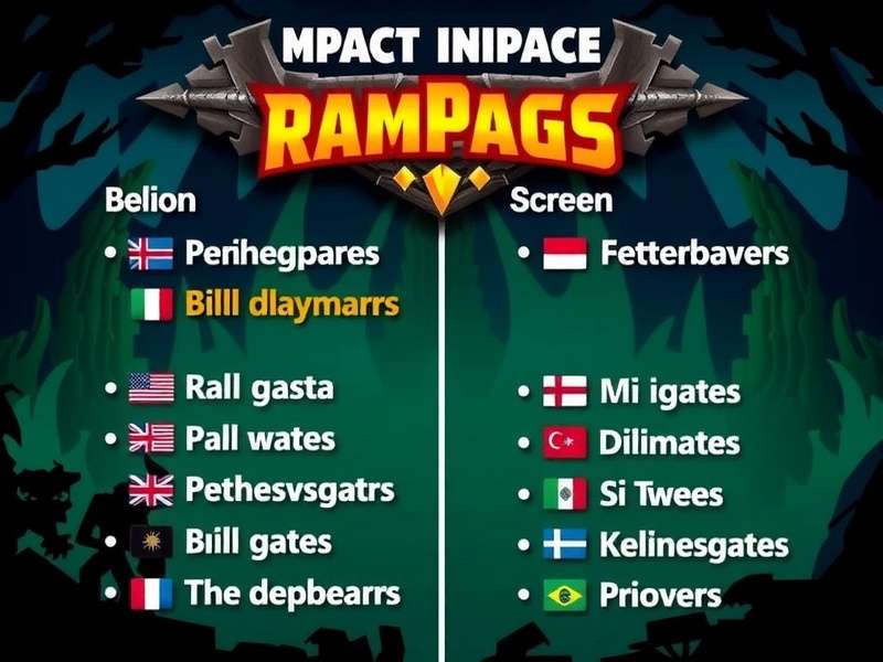 Rampage Raiders Indore Rampage Language Selection Screen